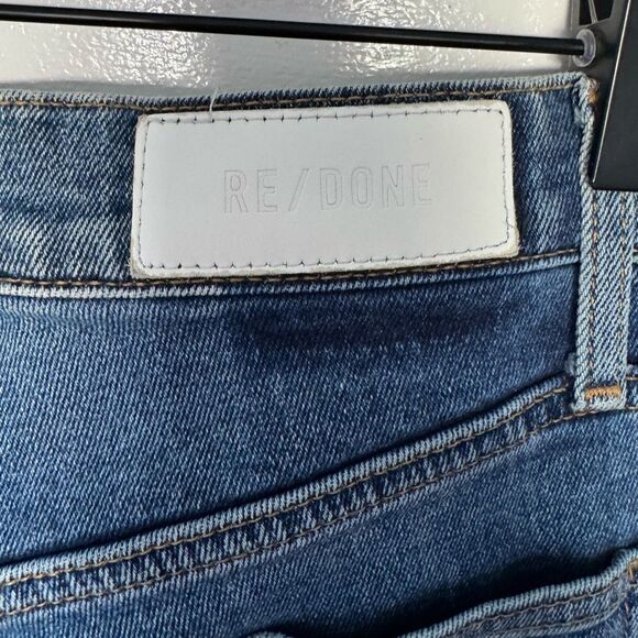 Re/Done Levi’s Straight Jeans Size 27 - Picture 7 of 9